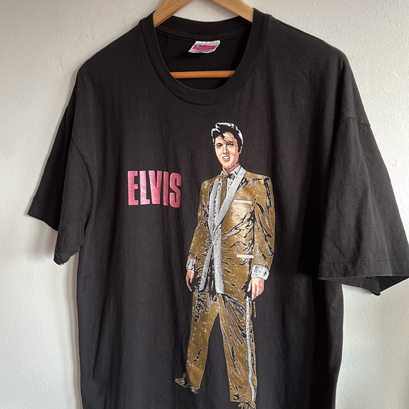 Vintage Elvis Presley T-Shirt / 1989 / XL / Single Stitch - Picture 4 of 6